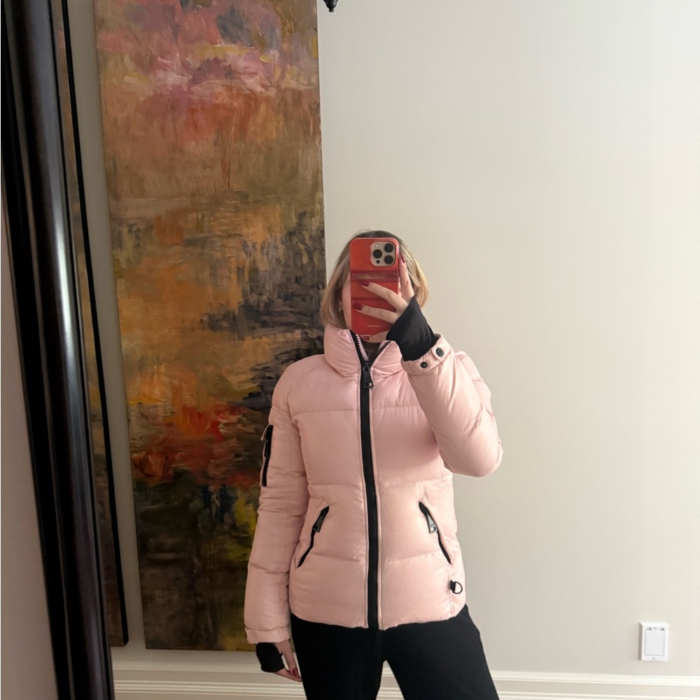 SAM. Light Pink Puffer Jacket